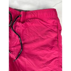 Tommy Hilfiger Swim Trunks Shorts Pink Mens Small‎ S Drawstring Back Pocket